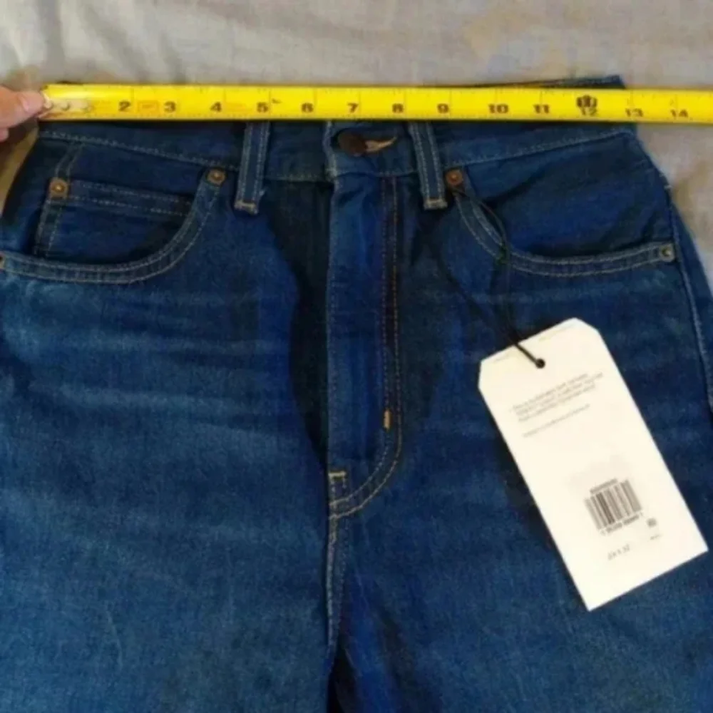 Levi's High Rise Waisted 70's Flare Denim Jeans Standing Steady Pants - Picture 4 of 8